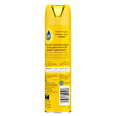 Pledge Expert Care Stainless Steel Cleaner, Lemon, 9.7oz