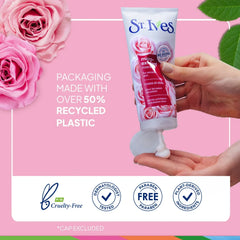St. Ives Micro-Exfoliant Rosewater & Aloe Vera Face Scrub for Sensitive Skin, 6 Oz
