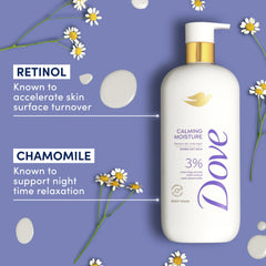 Dove Calming Moisture Body Wash with Retinol & Chamomile, Warm Oat Milk, 18.5oz