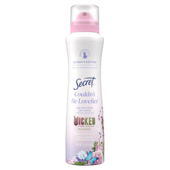 Secret Dry Spray Antiperspirant, Glinda’s Edition Couldn’t Be Lovelier, Raspberry & Bubbles, 4.1 oz