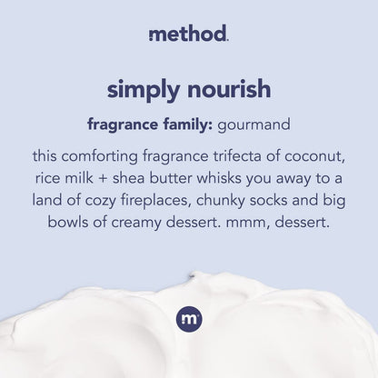 Method Body Paraben & Phthalate Free Body Wash, Simply Nourish, 18 fl oz -
