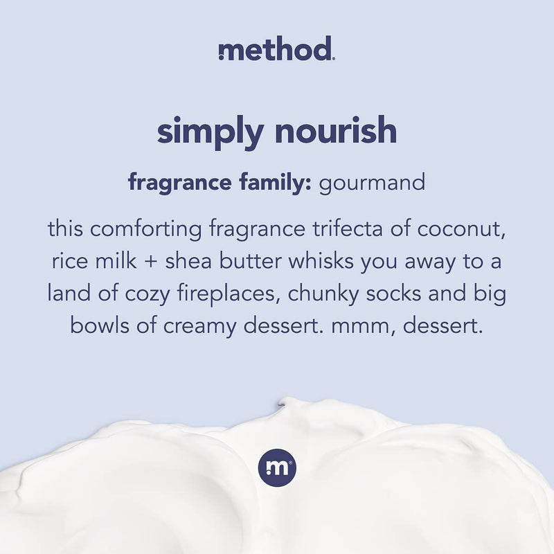 Method Body Paraben & Phthalate Free Body Wash, Simply Nourish, 18 fl oz