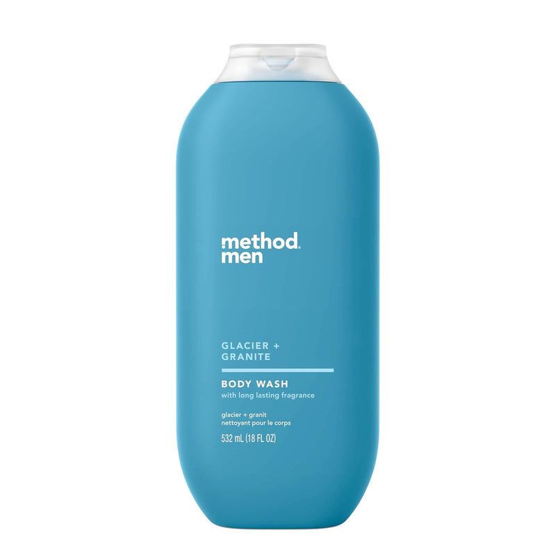 Method Men Body Wash, Glacier + Granite, Paraben and Phthalate Free, 18 fl oz