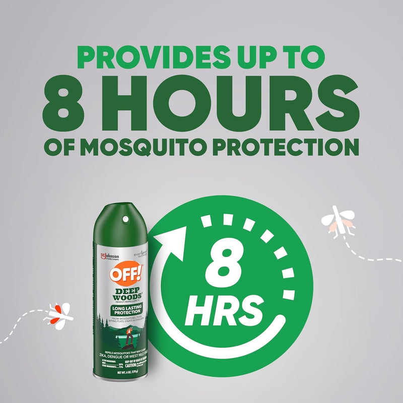 OFF! Deep Woods Insect Repellent Spray, 3.7 oz
