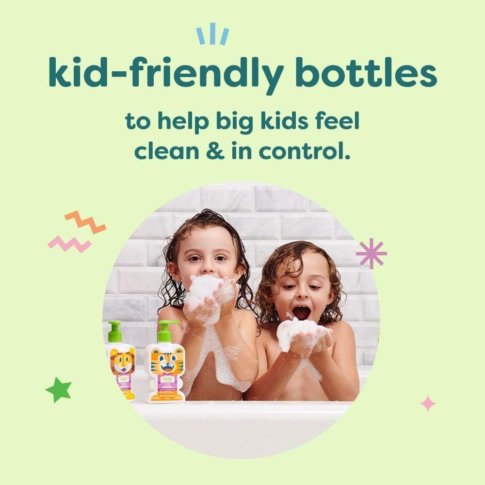 Kids by Babyganics Foaming Body Wash, Berry Berry, 14 oz -
