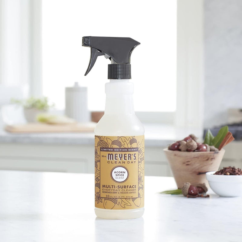 Mrs. Meyer's Limited Edition Multi-Surface Everyday Cleaner Spray, Acorn Spice, 16 Fl oz
