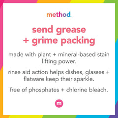 Method Dishwasher Packs, Plant & Mineral-Based, Lemon Mint, 30 Count
