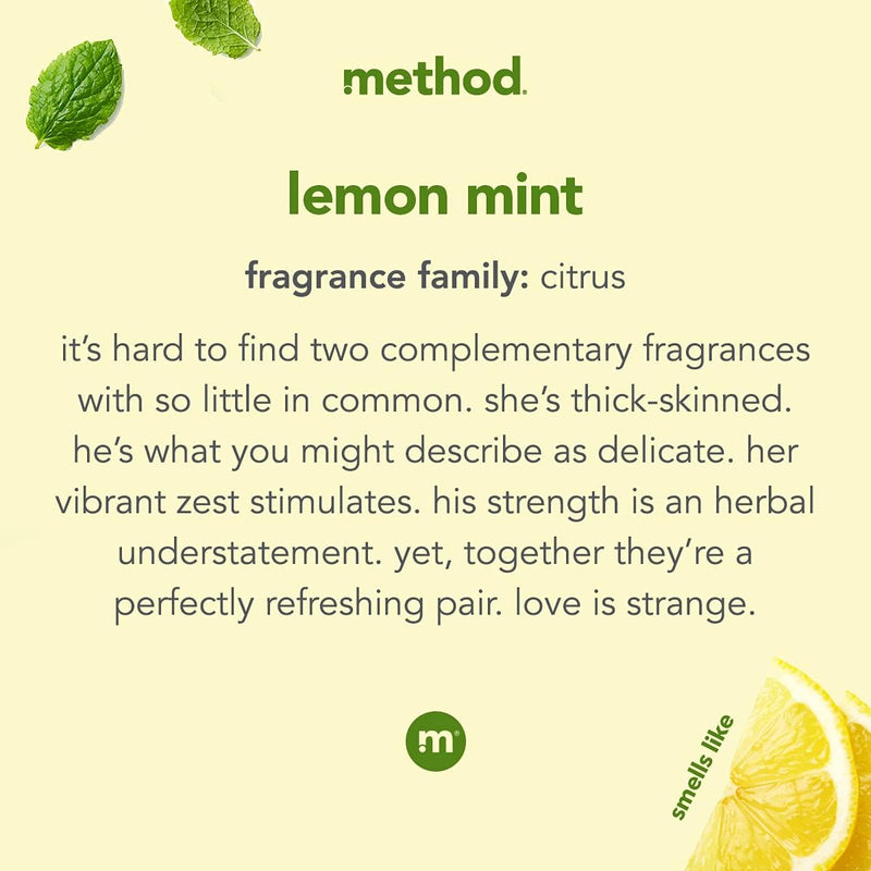 Method Dishwasher Packs, Plant & Mineral-Based, Lemon Mint, 30 Count