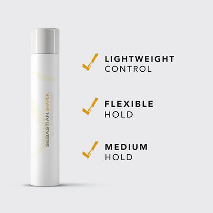 Sebastian Professional Shaper Medium Hold Hairspray, 10.6 oz, image 4