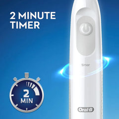 Oral-B Pro 100 Precision Clean Battery Powered Toothbrush, Light Blue