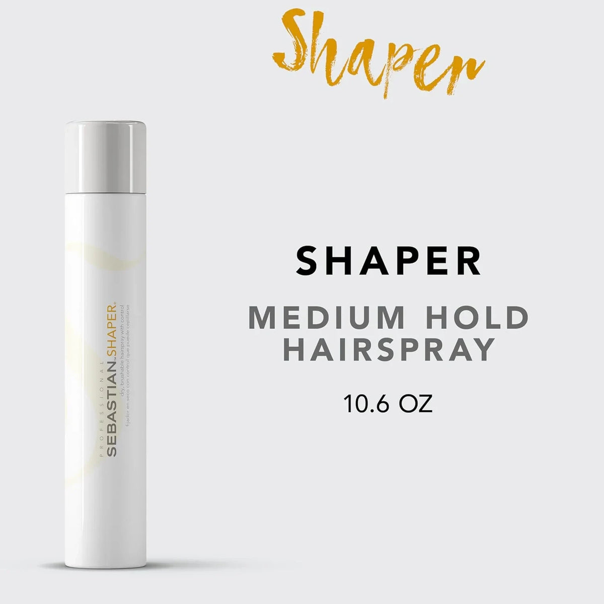 Sebastian Professional Shaper Medium Hold Hairspray, 10.6 oz, image 3