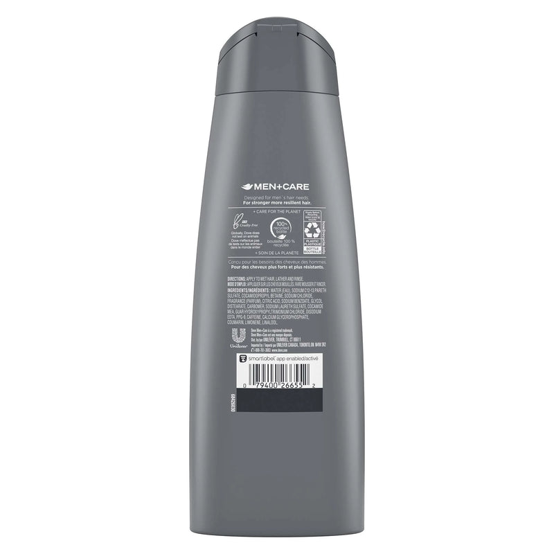 Dove Men+Care 2-in-1 Shampoo & Conditioner, Thick + Strong, 12 oz
