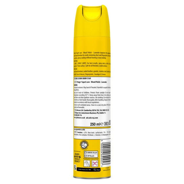 Pledge Expert Care Wood Polish Spray, Lavender, 8.45oz