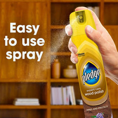 Pledge Expert Care Wood Polish Spray, Lavender, 8.45oz