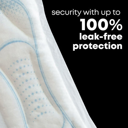 U by Kotex Clean & Secure Maxi Pads, Overnight, 40 Count -