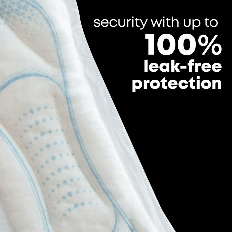 U by Kotex Clean & Secure Maxi Pads, Overnight, 40 Count