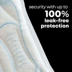 U by Kotex Clean & Secure Maxi Pads, Overnight, 40 Count