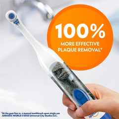 Spinbrush Kids Battery Powered Soft Bristle Toothbrush, Jurassic World