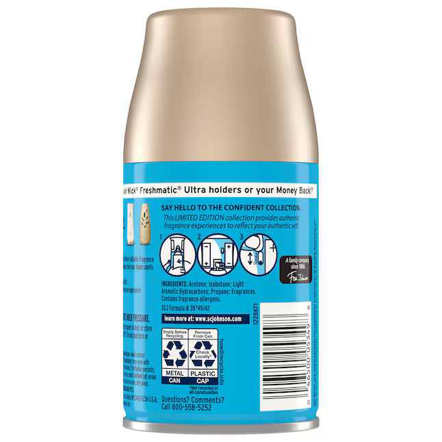 Glade Automatic Spray Refills, Cool Coconut, 6.2oz