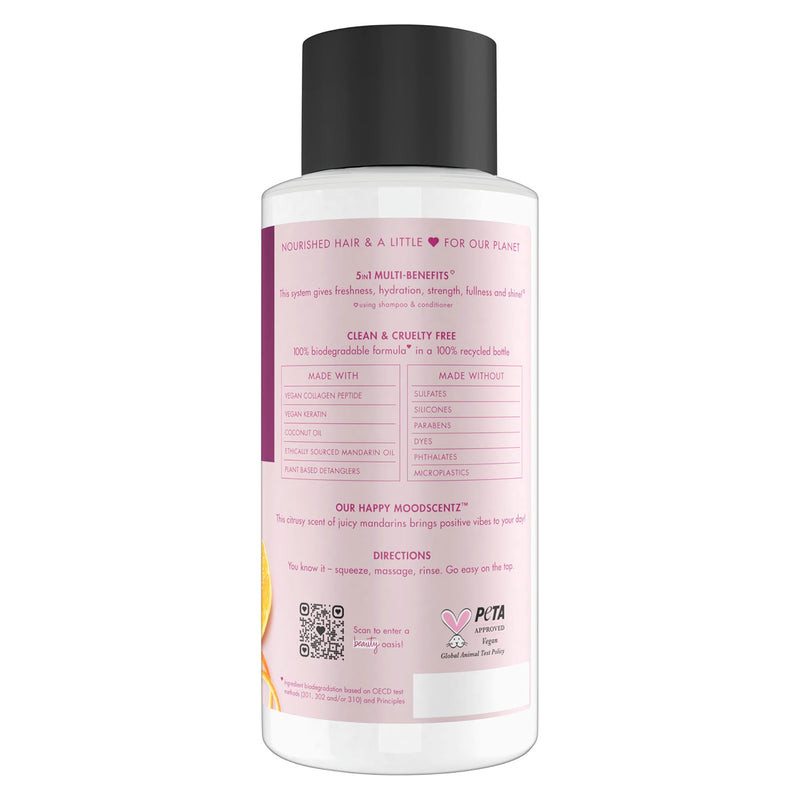 Love Beauty & Planet 5-in-1 Multi-Benefit Conditioner, Vegan Keratin & Sunkissed Mandarin, 13.5oz