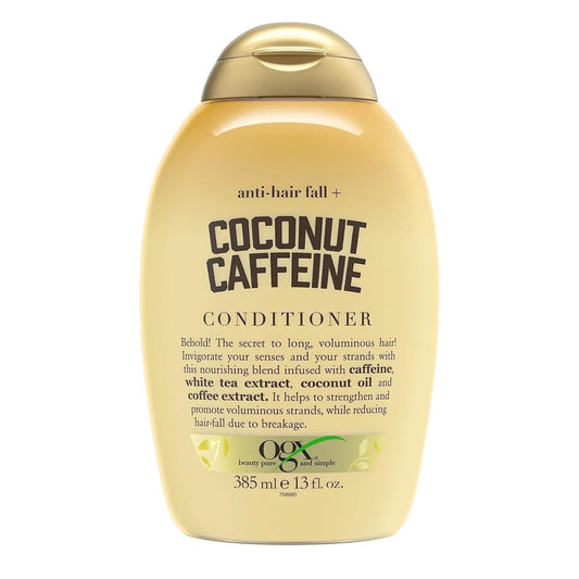 OGX Anti-Hair Fall + Coconut Caffeine Strengthening Conditioner, 13oz -