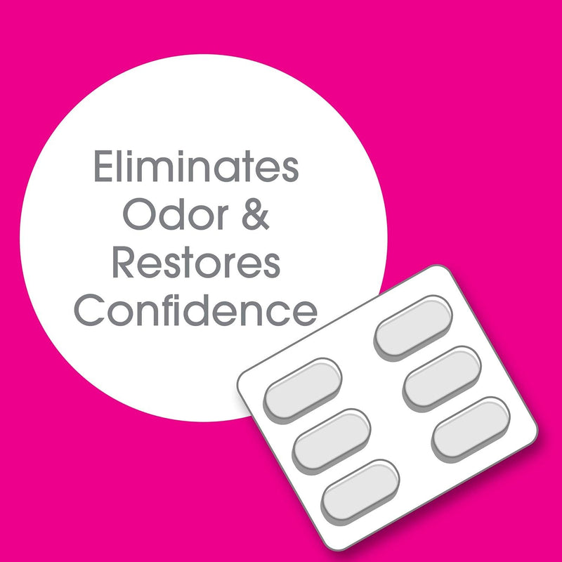 VH Essentials Vaginal Odor Treatment pH Balanced Vaginal Tablets, 6 Tablets