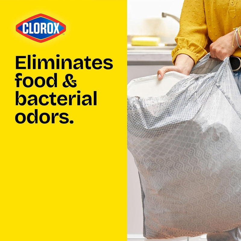 Glad ForceFlex MaxStrength Tall Trash Bags, Clorox Eucalyptus & Peppermint, 13 Gallon, 20 Count