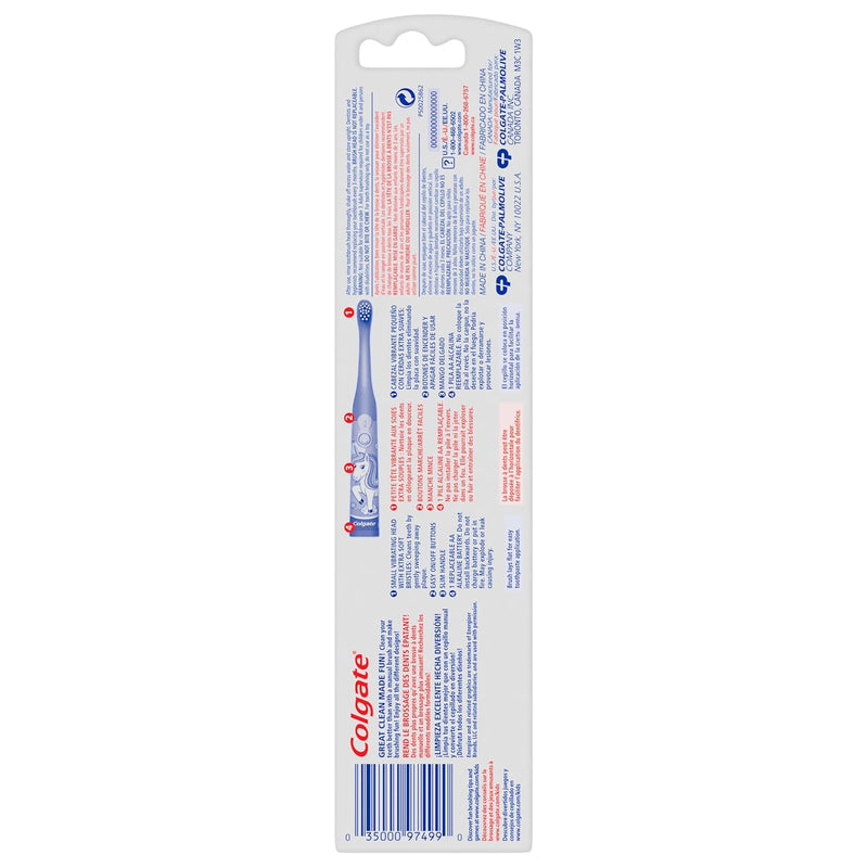 Colgate Kids Battery Powered Toothbrush, Unicorn