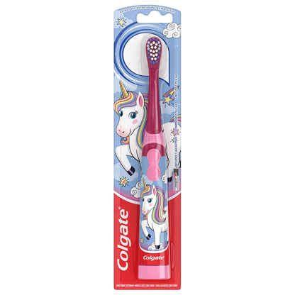 Colgate Kids Battery Powered Toothbrush, 5-Pack – Batman, Bluey, Bingo, Minecraft & Unicorn -
