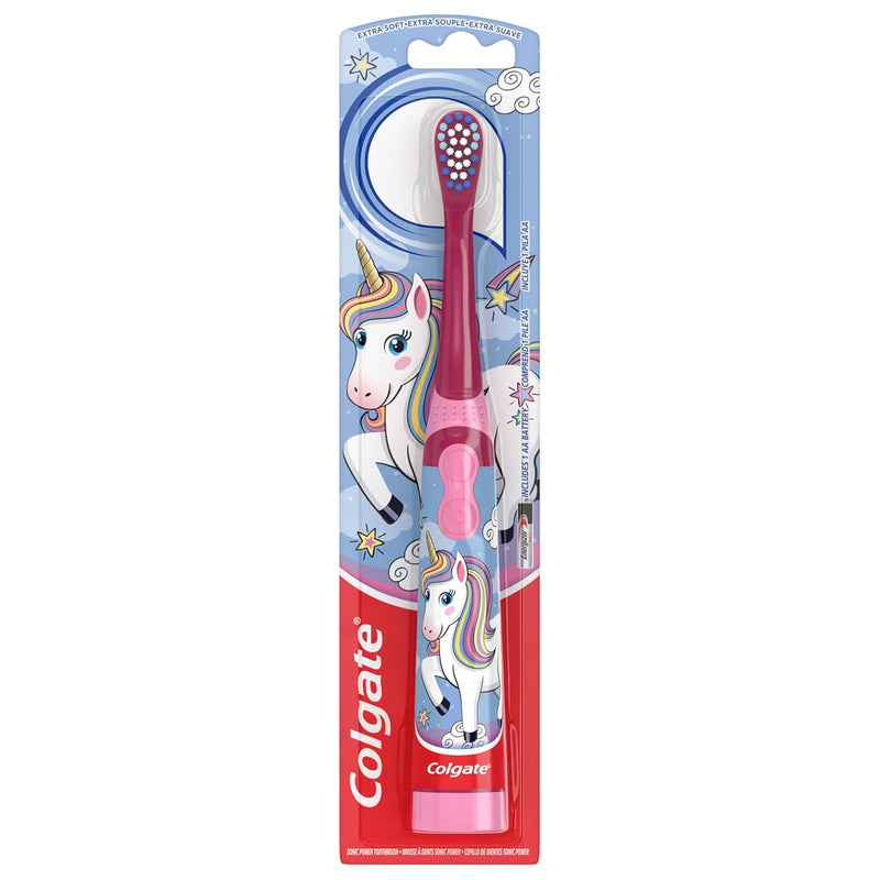 Colgate Kids Battery Powered Toothbrush, Unicorn