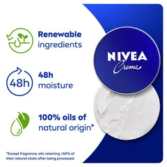 Nivea Creme Body, Face & Hand Moisturizing Cream, 150mL