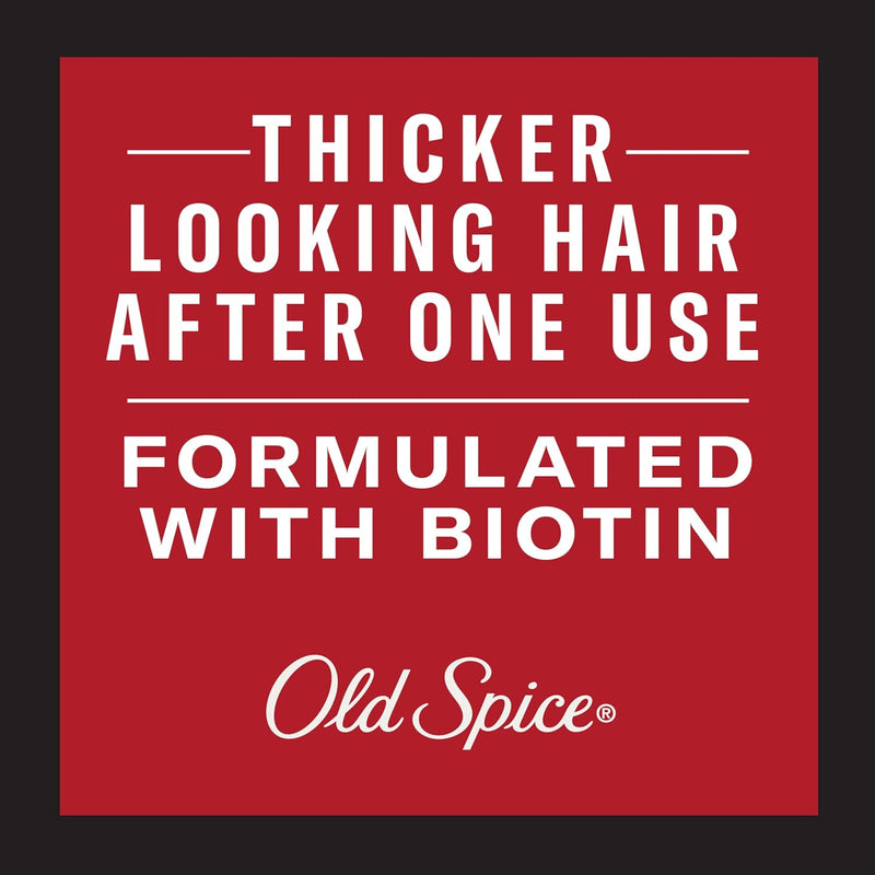 Old Spice Thickening Pomade with Biotin, Medium Hold, Low Shine, 2.22oz