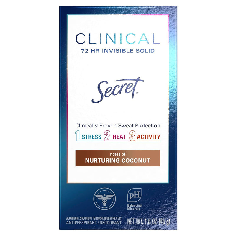 Secret Clinical Strength Deodorant, Nurturing Coconut, 1.6oz