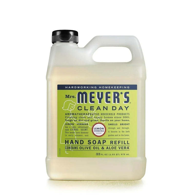 Mrs. Meyers Clean Day Liquid Hand Soap Refill, Lemon Verbena, 33 Oz