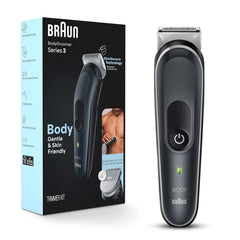 Braun Series 3 Body Groomer Trimmer Kit BG3340, Cordless, Rechargeable + 3 Attachment Combs