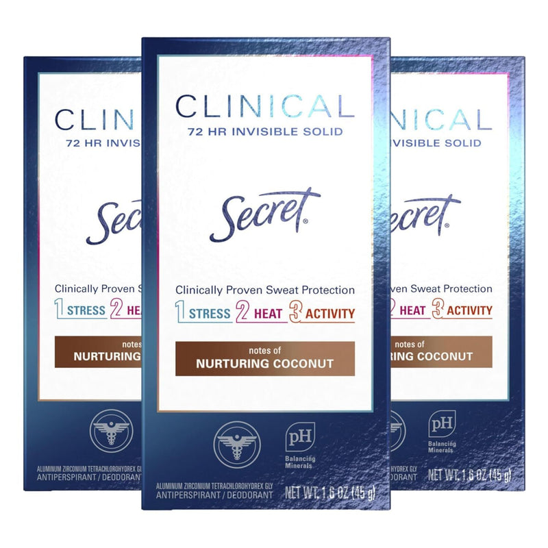 Secret Clinical Strength Deodorant, Nurturing Coconut, 1.6oz