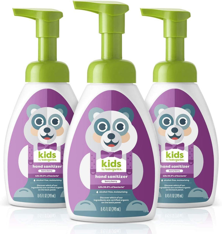 Kids by Babyganics Berry Berry Hand Sanitizer, Alcohol-Free & Moisturizing, 8.45 oz