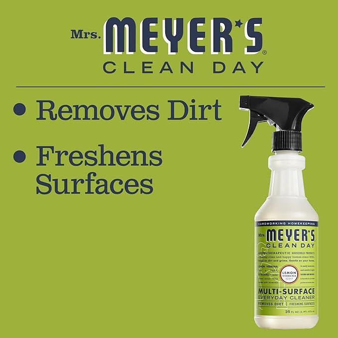 Mrs. Meyer's Multi-Surface Everyday Cleaner Spray, Lemon Verbena, 16 Fl oz