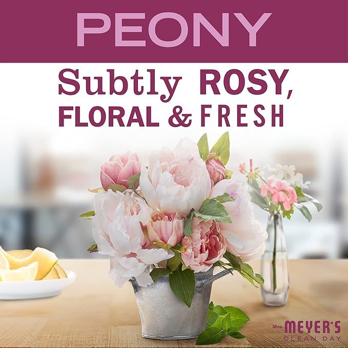 Mrs. Meyer's Clean Day Liquid Dish Soap, Peony, 16 Oz