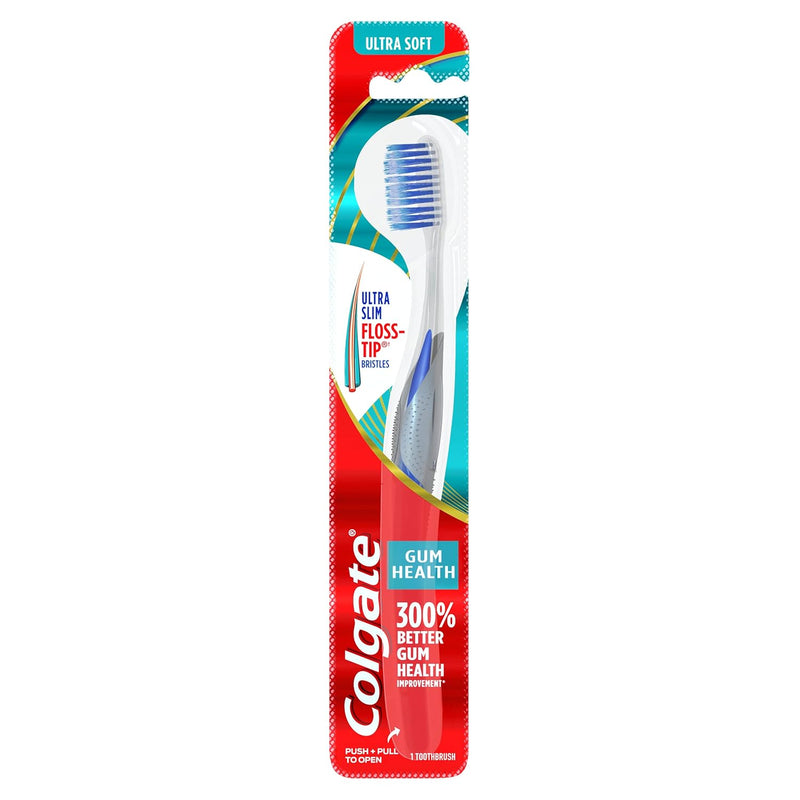 Colgate Gum Health Toothbrush, Ultra Soft Bristles, 3-Pack