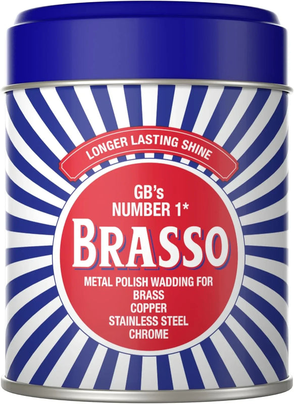 Brasso Metal Polish Wadding for Brass, Copper, Stainless Steel, Chrome, 75g