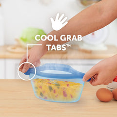 Ziploc Endurables Small Container, Reusable Silicone Bags, 16oz