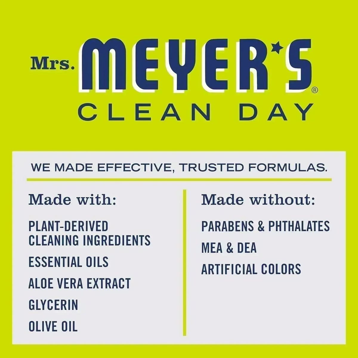 Mrs. Meyer's Clean Day Liquid Hand Soap Refill, Lemon Verbena, 33 oz, image 5