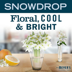 Mrs. Meyer's Soy Candle, Snowdrop, 2.9oz