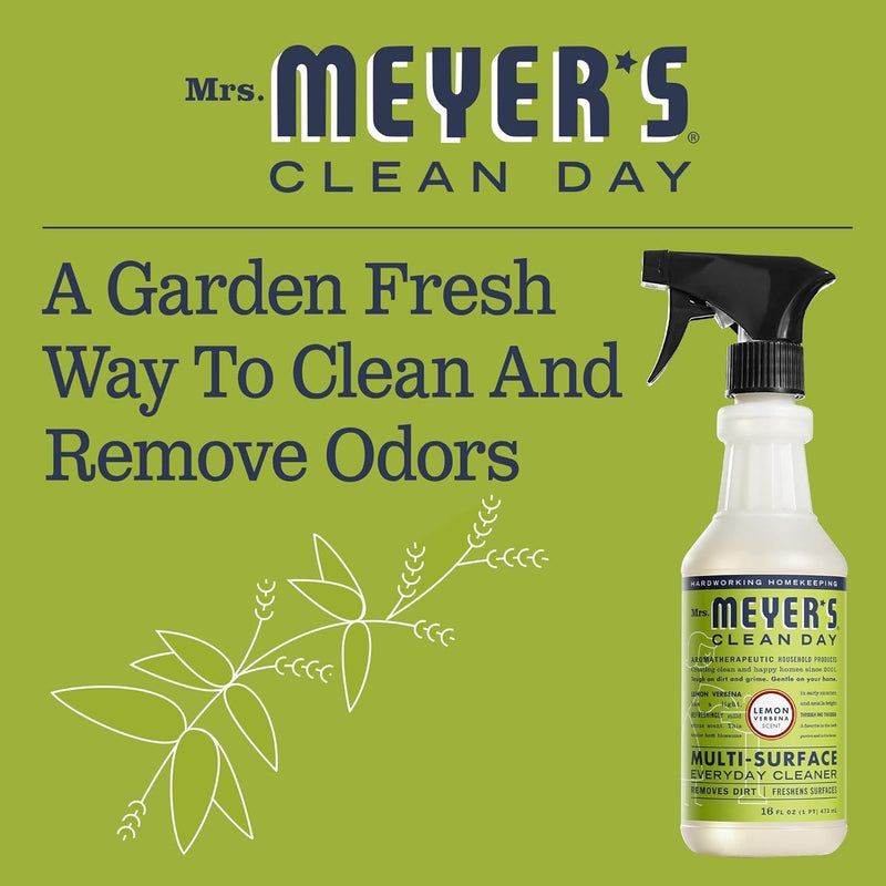 Mrs. Meyer's Multi-Surface Everyday Cleaner Spray, Lemon Verbena, 16 Fl oz