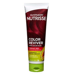 Garnier Nutrisse Color Reviver 5 Minute Color Hair Mask, Vibrant Red, 4.2 Oz