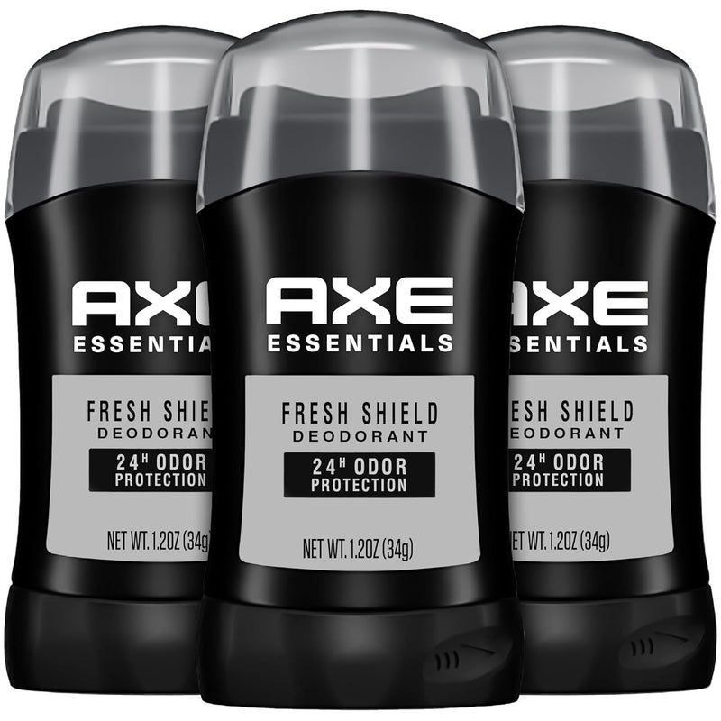 Axe Essentials 24-Hour Odor Protection Deodorant, Fresh Shield, 1.2oz