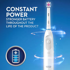 Oral-B Pro 100 3D White Battery Powered Electric Toothbrush