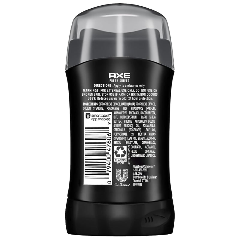 Axe Essentials 24-Hour Odor Protection Deodorant, Fresh Shield, 1.2oz