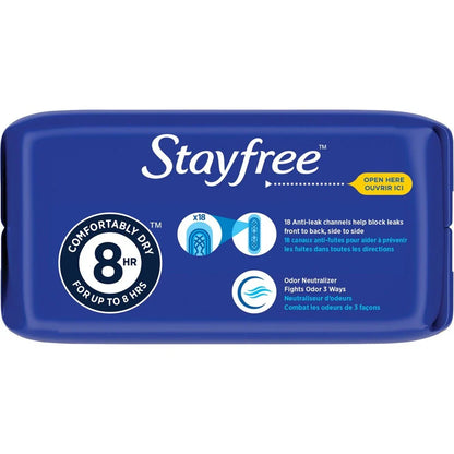 Stayfree Maxi Regular Pads Without Wings, 24 Count, image 5